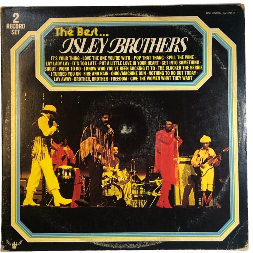 The Best Isley Brothers 2 Record Set 1976 BDS 5652-2 Buddah Records, Inc.